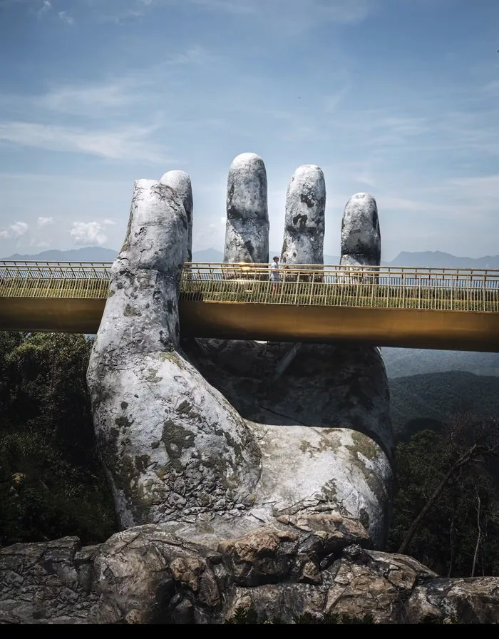 Vietnam honeymoon — the Golden Bridge