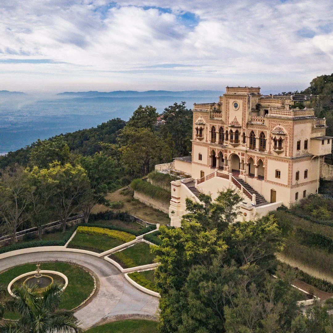 Ananda in the Himalayas — the heritage palace on the hillside above the Ganges valley, Uttarakhand